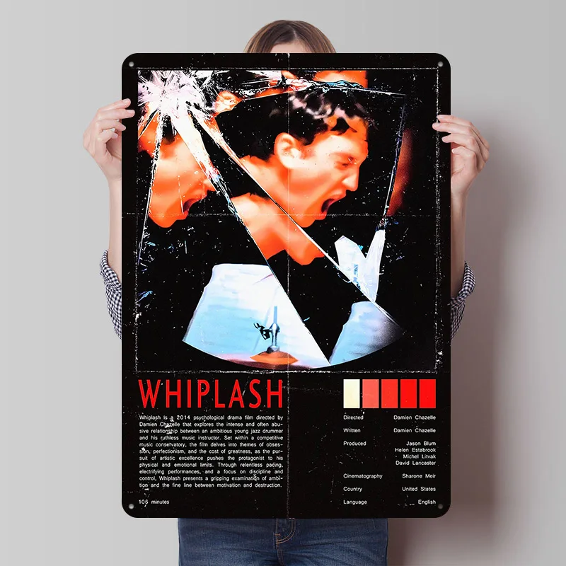 

Постер фильма «Удар по голове»: винтажная металлическая табличка на заказ, ретро-пластинка для декора стен, украшение для дома, декор для стола