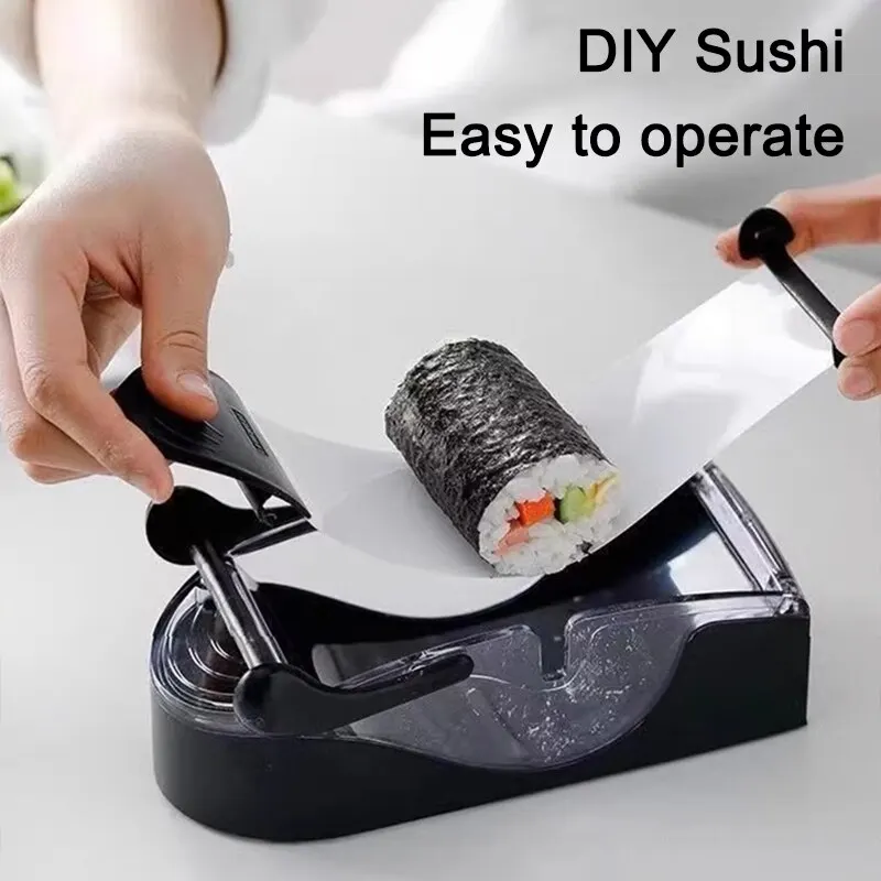 Herramientas para hacer sushi, molde para rollos de arroz y verduras envueltos en algas, molde para hacer sushi japonés, herramienta de cocina para principiantes.