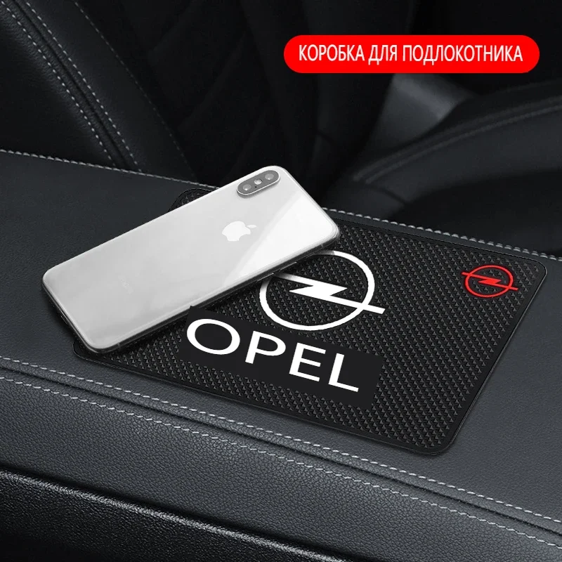 Car Mobile Phone Mat Dashboard Mat Rubber Mat  Non-Slip Pad For Opel Astra j Insignia Astra g Corsa Zafira b Mokka Vivaro Meriva