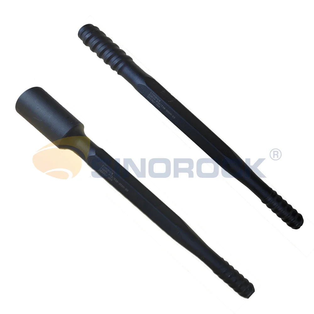 SINOROCK T38 Carbon Steel Forged Drill Shank Tool with 1 Year Warranty for Ore Mining and Well Drilling New Condition