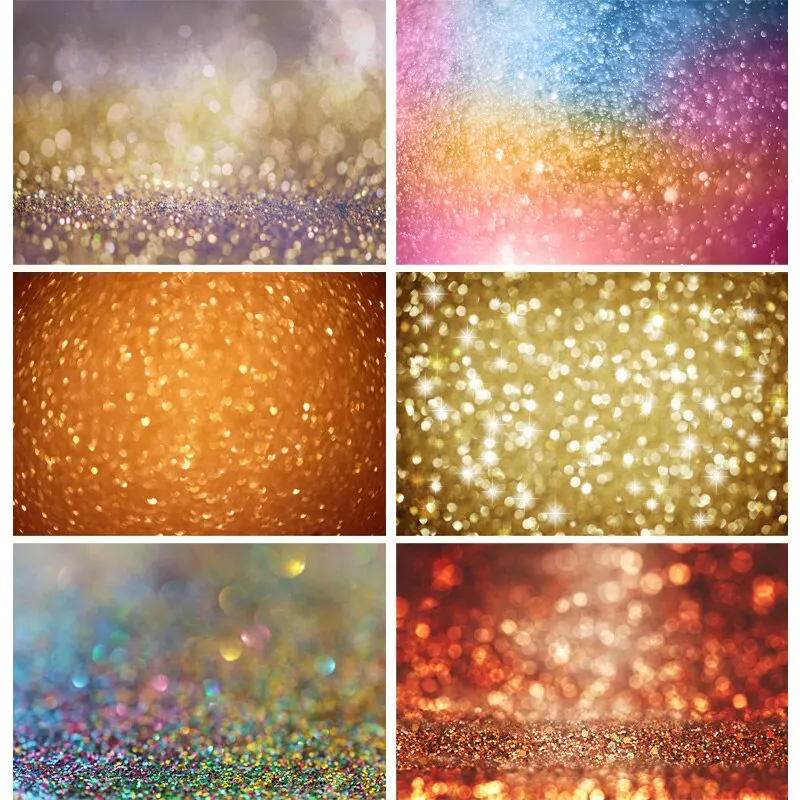 

SHUOZHIKE Art Fabric Photography Backdrops Prop Glitter Facula Light Spot Theme Photography Background 21318TTU-15