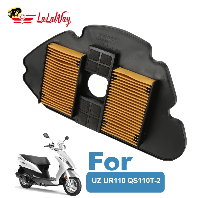 

For SUZUKI UZ UR110 QS110T-2, Air Filter Scooter Motorcycle Sponge Air Filter Motor Bike Intake Cleaner