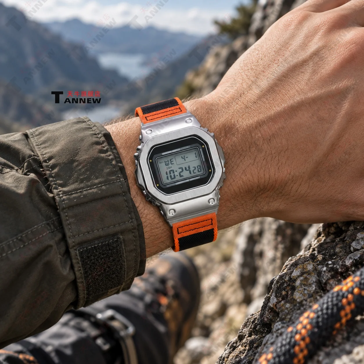Correa de reloj de lona de nai - Casio Watch G-Shock Dw-5600 reseña y precio