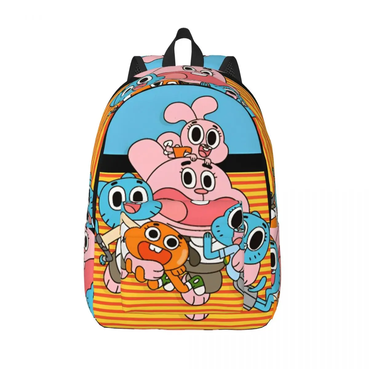 Gum Ball Video Game Backpack for Preschool Kindergarten School Student Bookbag Boy Girl Canvas Daypack Lightweight