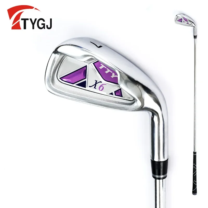 Iron 7 Practice Golf 7 Club with Steel and Graphite Shaft for Beginner Men's and Women's Training Golf Vii Irons Club X6