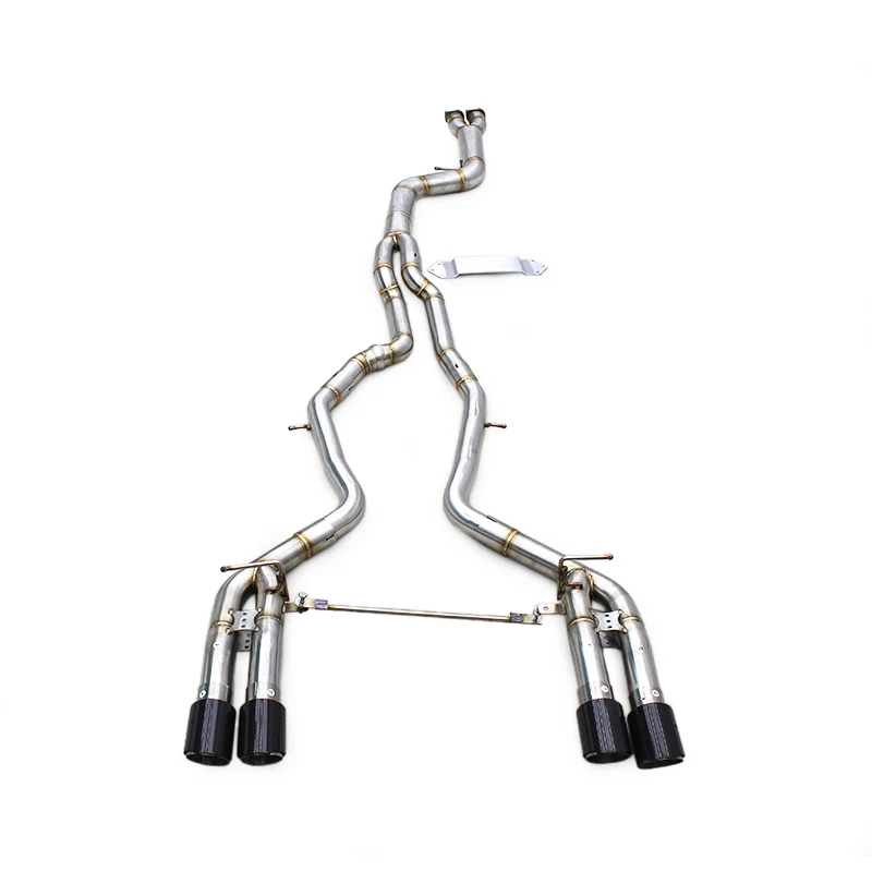 

Custom Catback Muffler For BMW M2 Competition/M2C 3.0T F87 S55 2018-2023 SS304 3.5" Single Midpipe Straight Exhaust System