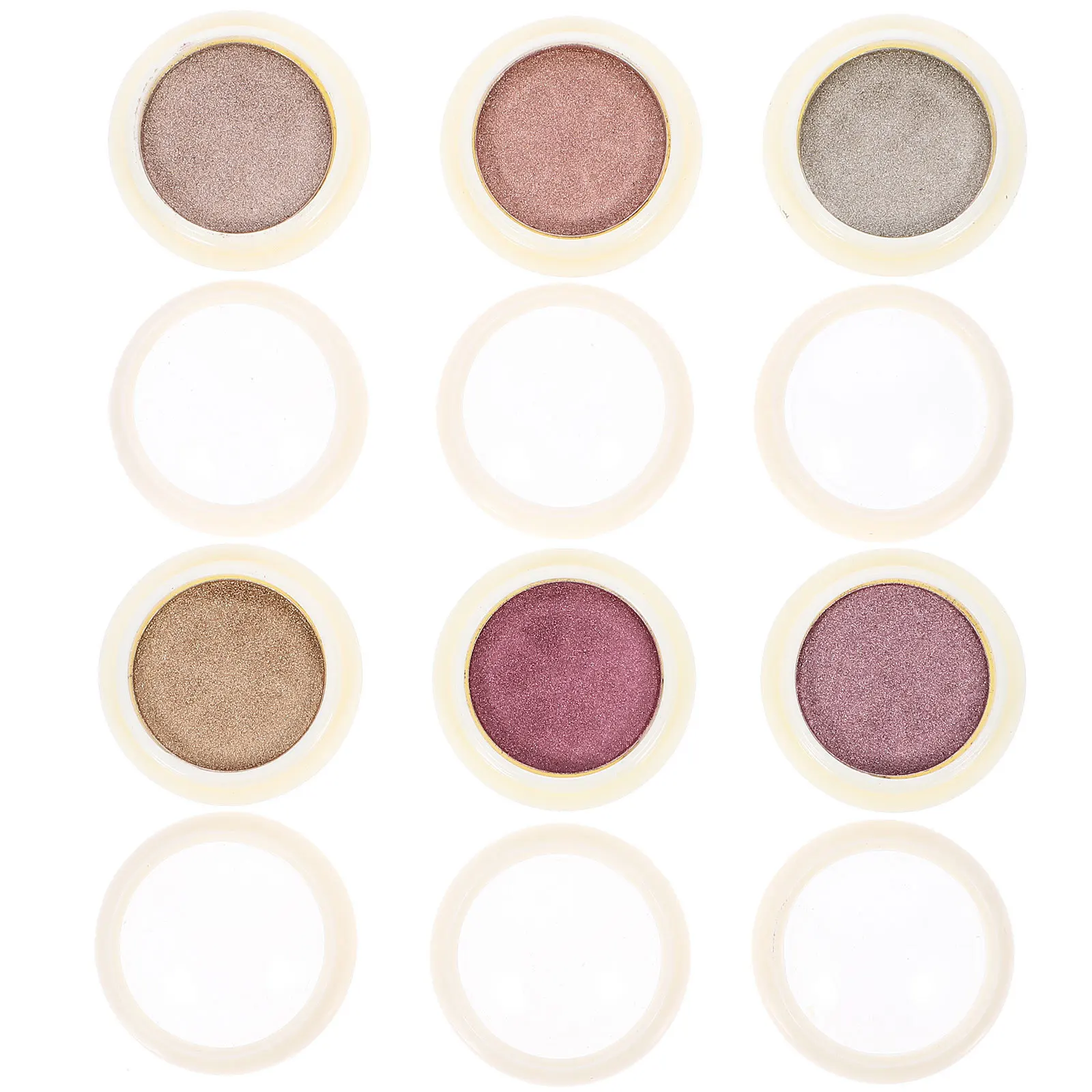 

6pcs Decoration Supplies For Gel Polish Decoration Pigment Powder Diy Nail Crafts Nail Art Powder