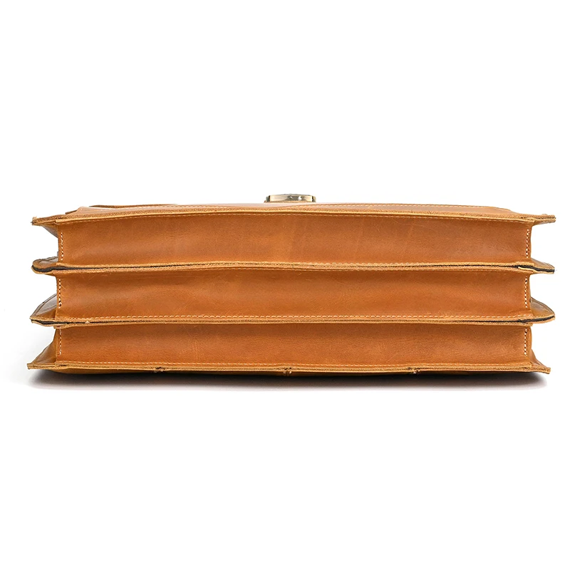 High Quality Laptop Briefcase Bag For Men Male 2026 New Arrivals Genuine Leather Briefcase Bag Real Cowskin Shoulder Bag Men