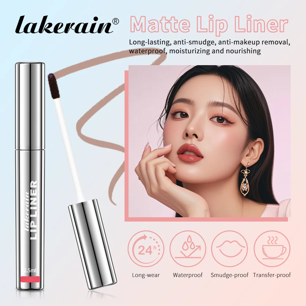 4 colori Lip Liner Tattoo Opaco Peel Off Migliora le labbra Lip Liner Impermeabile Labbra idratanti a lunga durata Gloss Cosmetici per tatuaggi