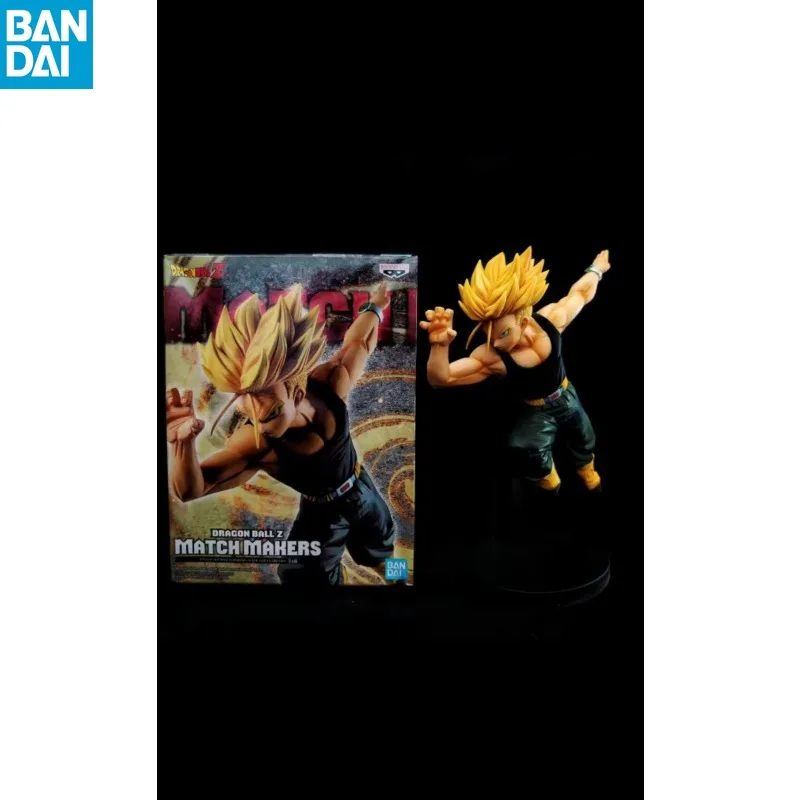 

Original Genuine Bandai Banpresto MATCH MAKERS Anime Dragon Ball Super Saiyan Torankusu Trunks Figure Model Decoration