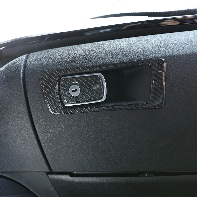 For BMW 3 4 Series F32 F30 F31 F33 F36 3GT F34 2013-2019 Carbon Fiber Car Passenger-side Glove Box Handle Panel Trim Accessories view 3