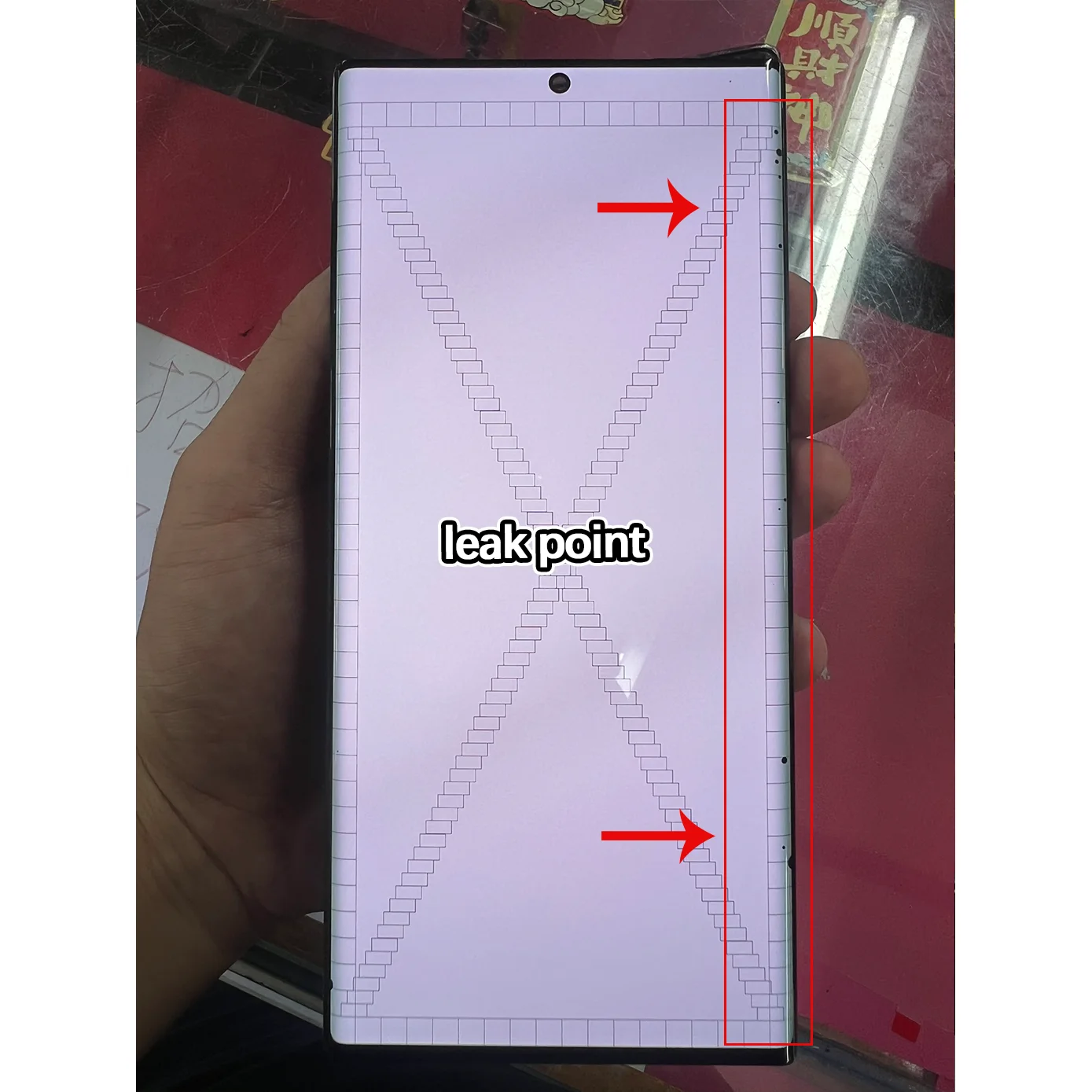 With Little Dot Line LCD For Samsung Note 20 Ultra 5G N985 N986F N986B LCD Display Touch Screen With defects Screen replace