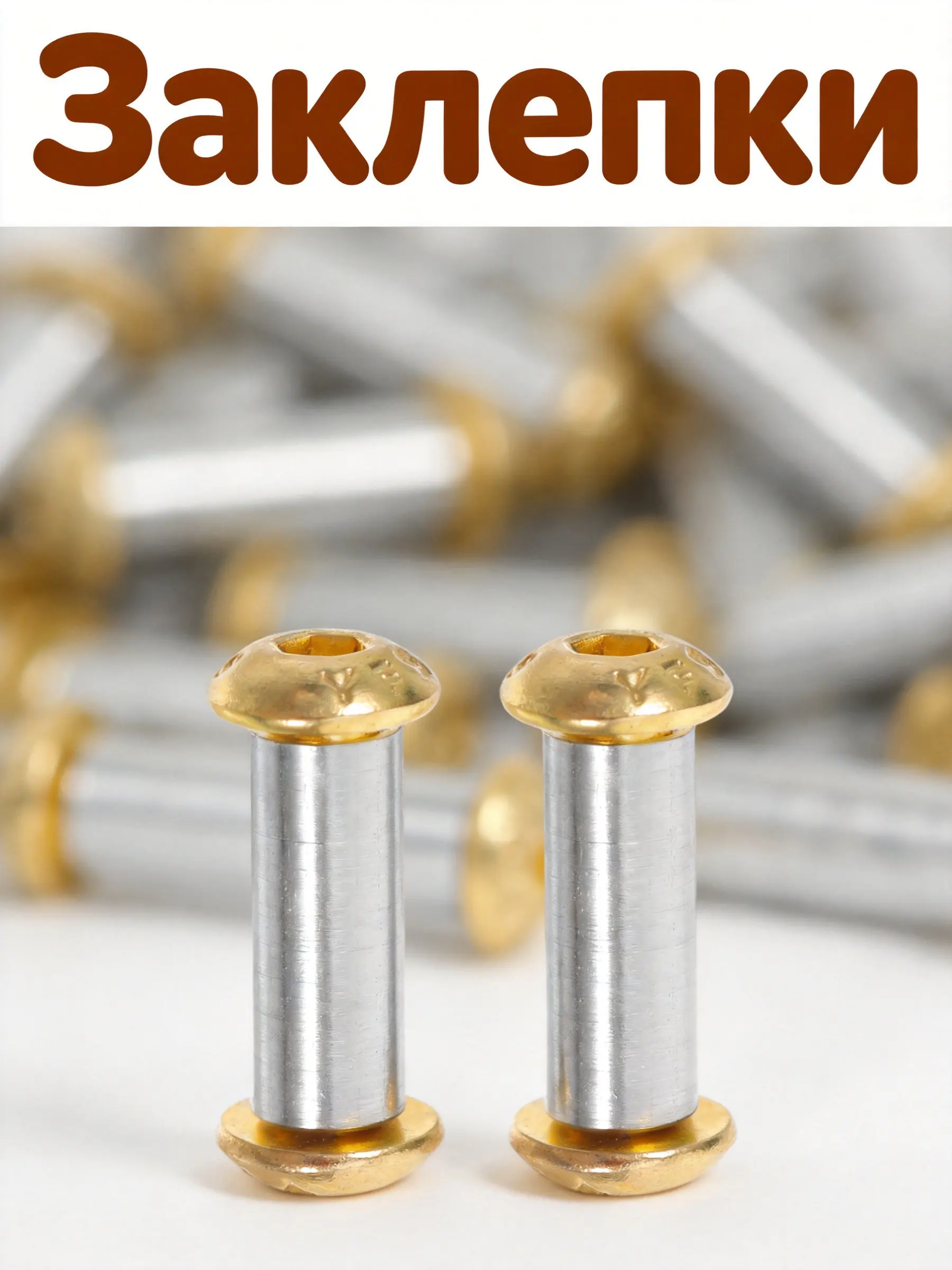 2 Pcs Hollow Rivets Cutter Hand Grip Hand-operated Riveting Tools Knife Handle Bolts