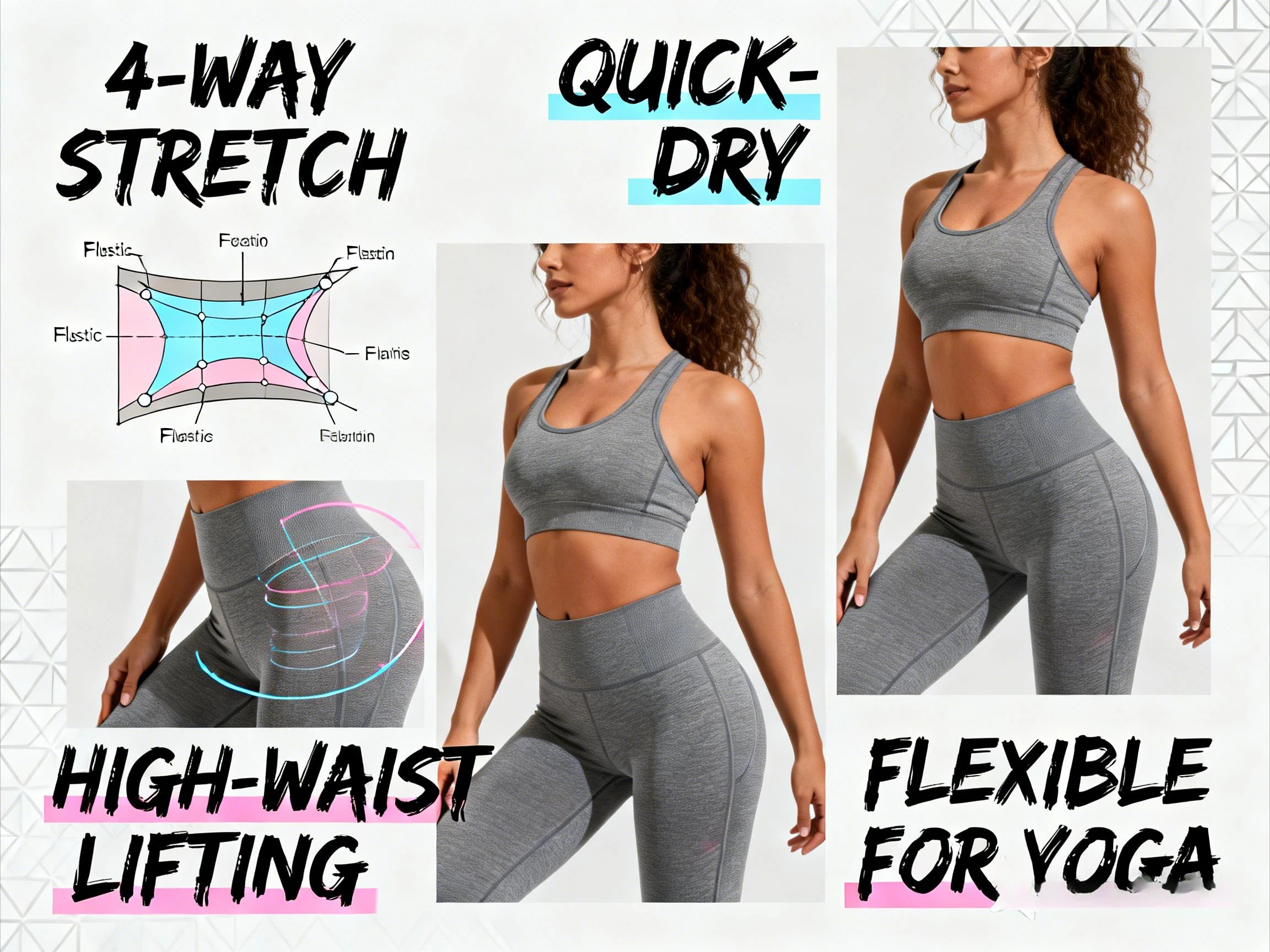 

Women's Yoga Pants Environmentally Friendly Fabrics Sports Fitness Wear Versatile Peach Hip Lift Highlights The Fullness Effect