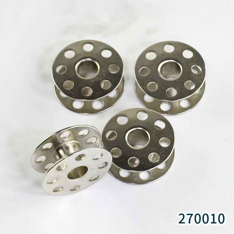 10 PCS 40264A / 270010 Metal Bobbin For Industrial 1-Needle Sewing Machine Part JUKI BROTHER SINGER CONSEW JACK ZOJE Accessories