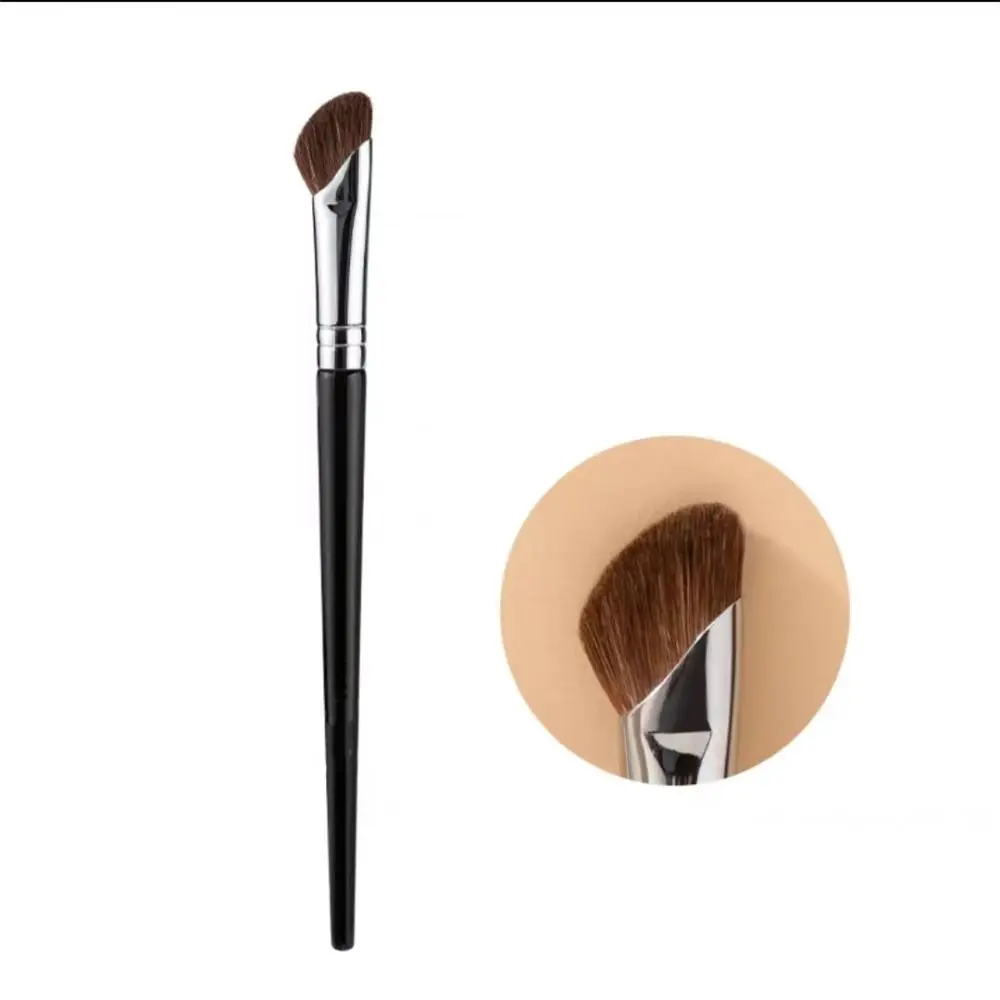 Brocha correctora para base de mujer, brocha cosmética para contorno en ángulo, brochas de maquillaje para hoz, brocha para sombra de nariz, bronceador facial