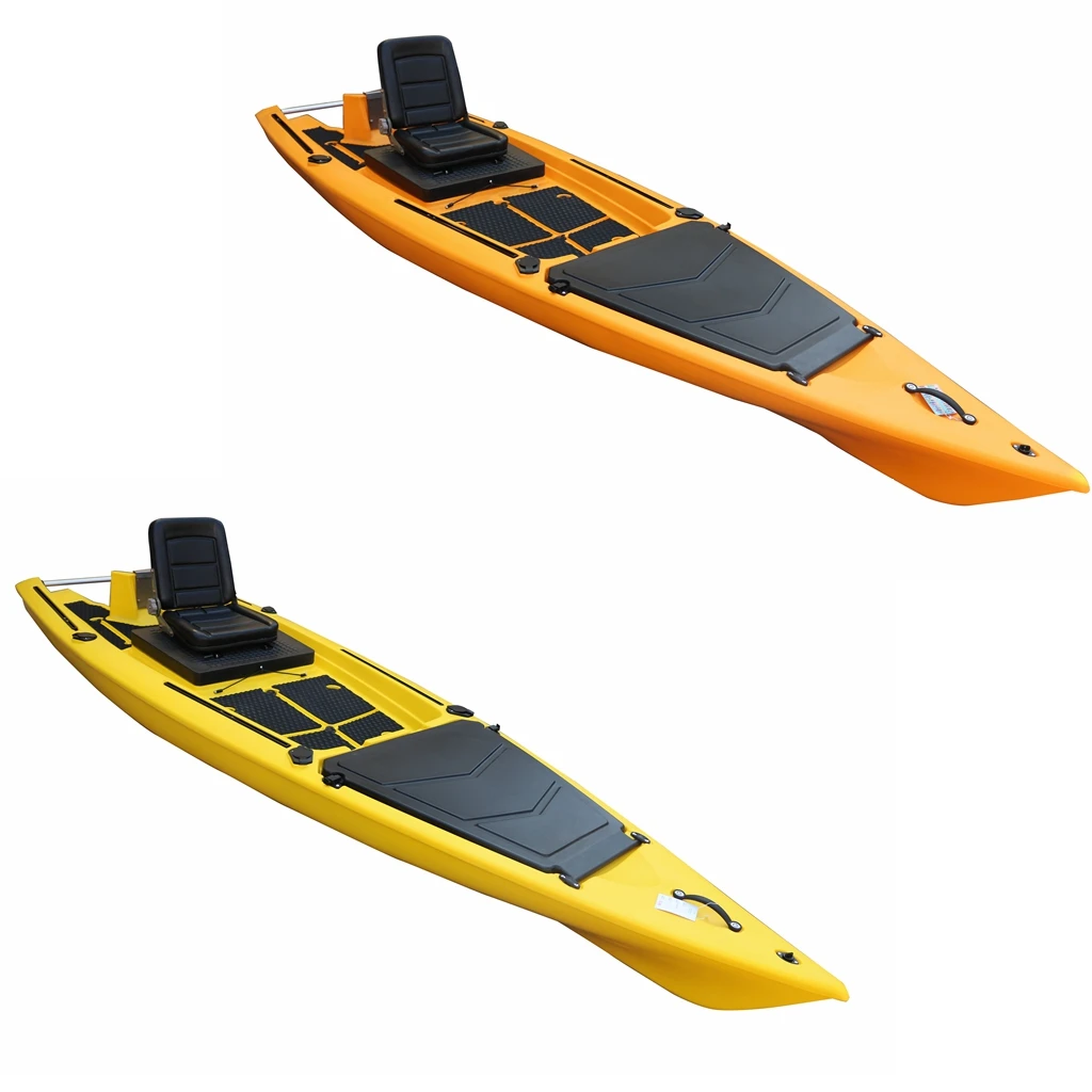 New Arrival Nice Price CE Certifitation Sit On Top 1 Person Motor Fishing Kayak With Paddle