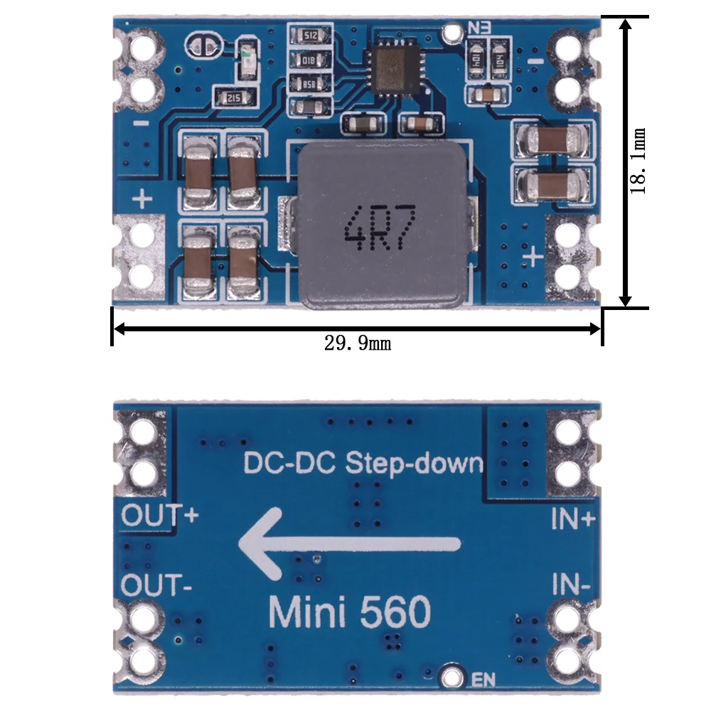 3.3V 5V 9V 12V 3A 5A Mini560 Pro Step Down DC-DC Converter Voltage Regulator Buck Stabilized Power Supply Module Replace LM2596