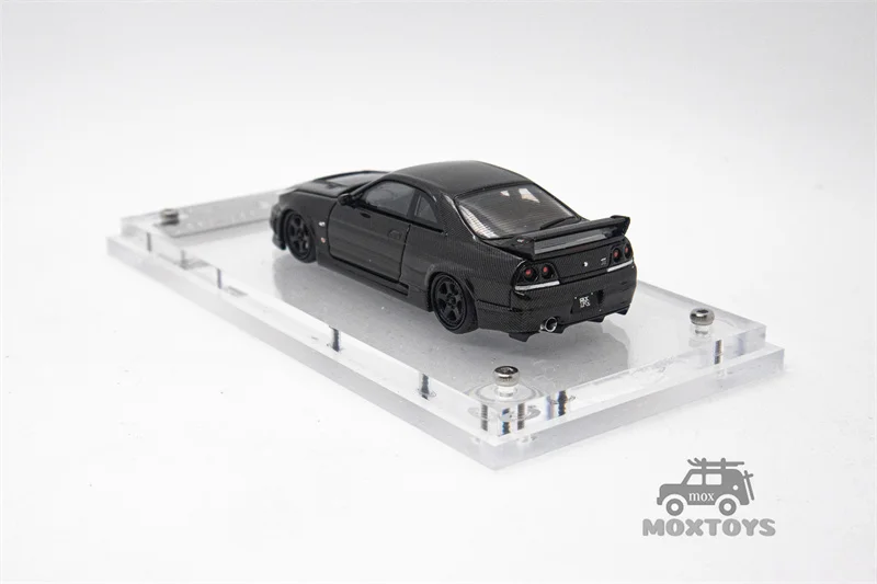 Focal Horizon FH 1:64 Skyline GT-R R33 Nismo 400Rคาร์บอนไฟเบอร์สีดําLimited999 รถโมเดลDiecast