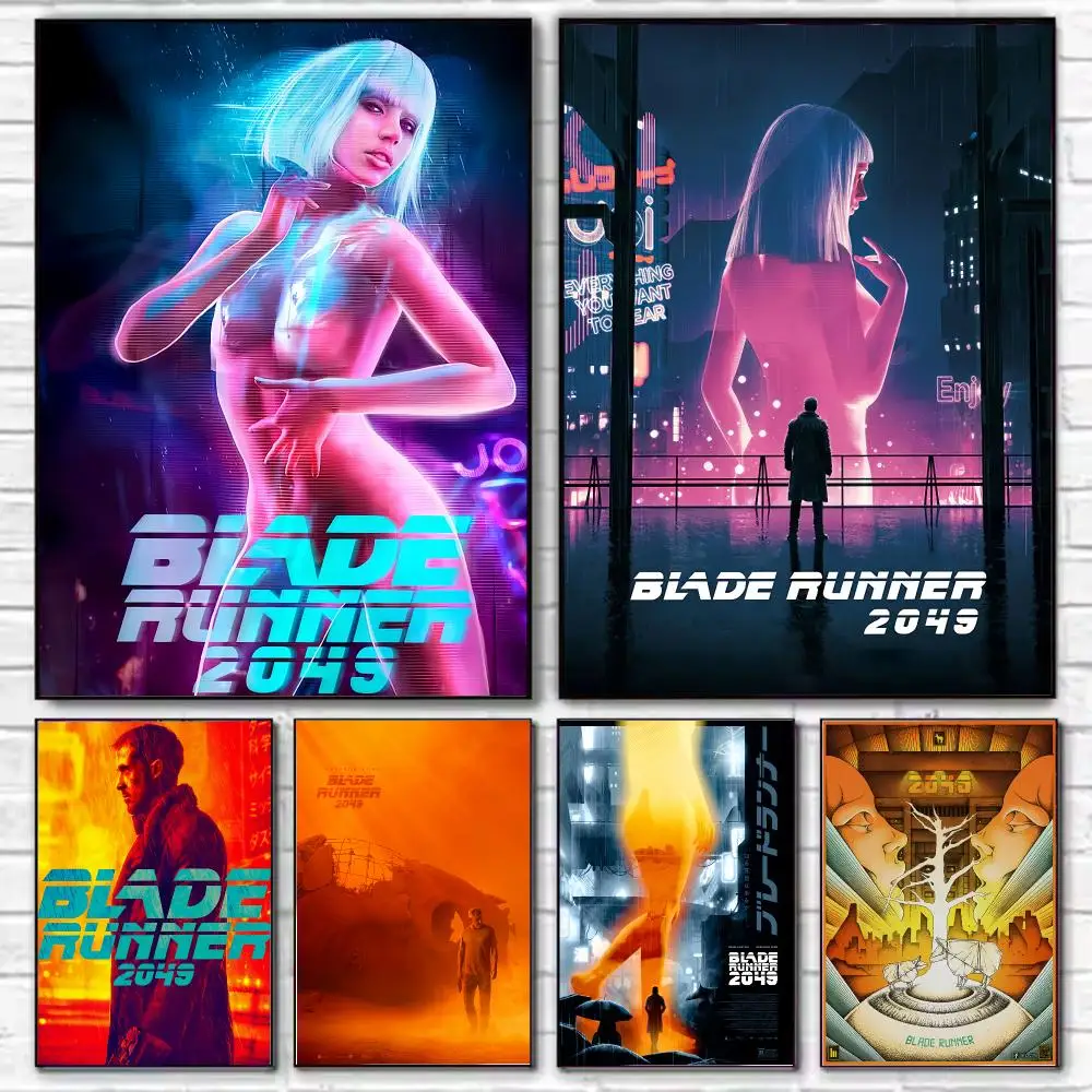 Movie B-Blade Runner 2049 Poster Stylish Wall Art Print for Living Room Bedroom Study Office Café Home Decor Modern Gift