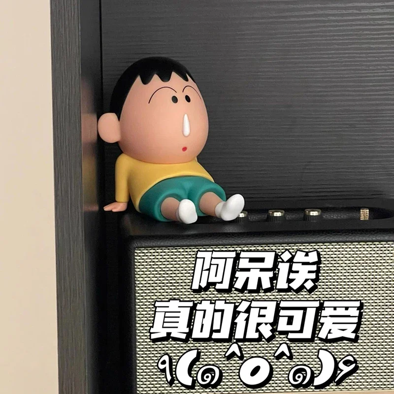 Kawaii Crayon Shin-Chan Boochan Phone Holder Desktop Anime Ornaments Watching Tv Cartoon Phone Support Cute Doll Girls Gifts