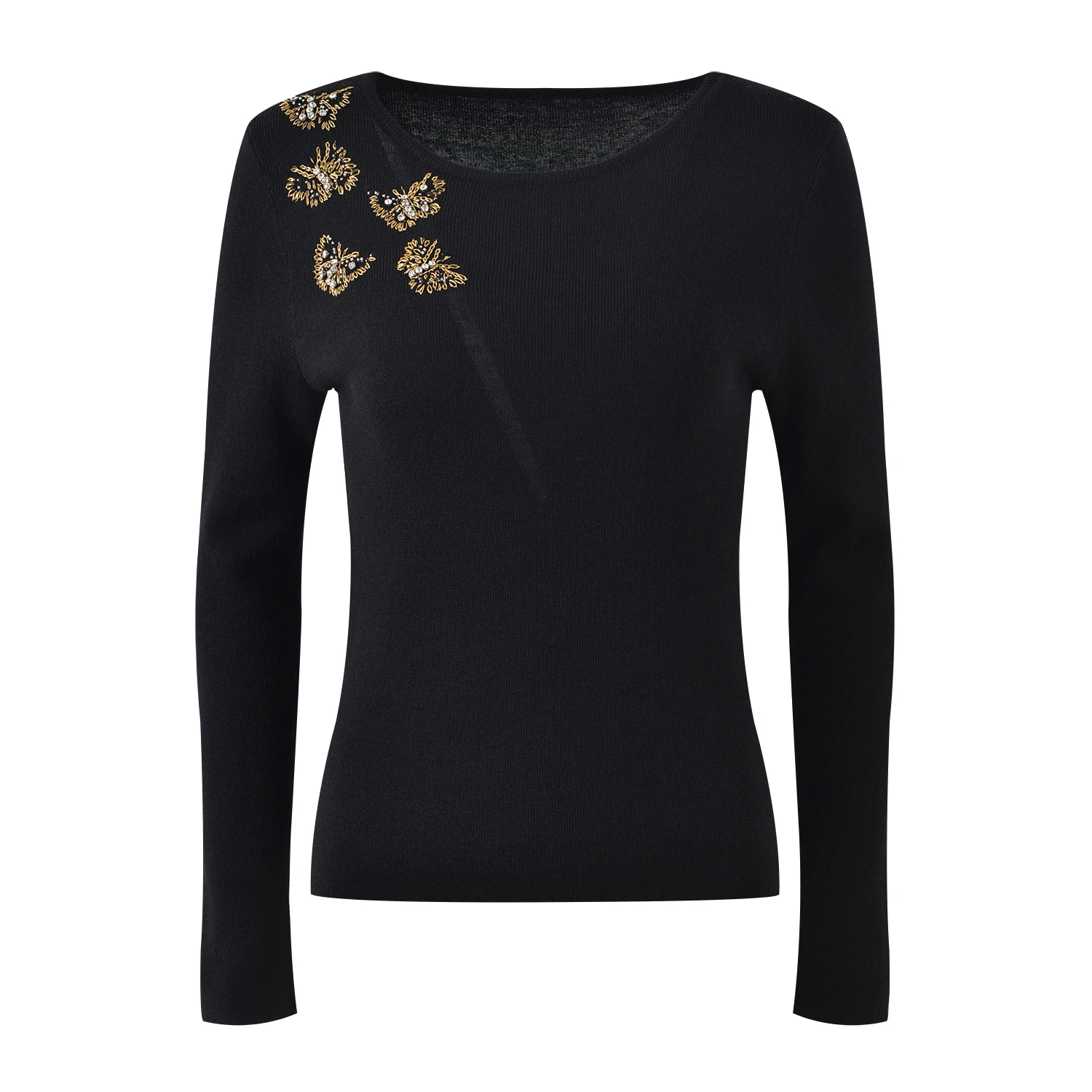 

Ele Long Sve вязаный топ, женский базовый слой, сверло для ногтей, круглая, Ne Heavy Work, простая Аосфера, верхняя часть тела