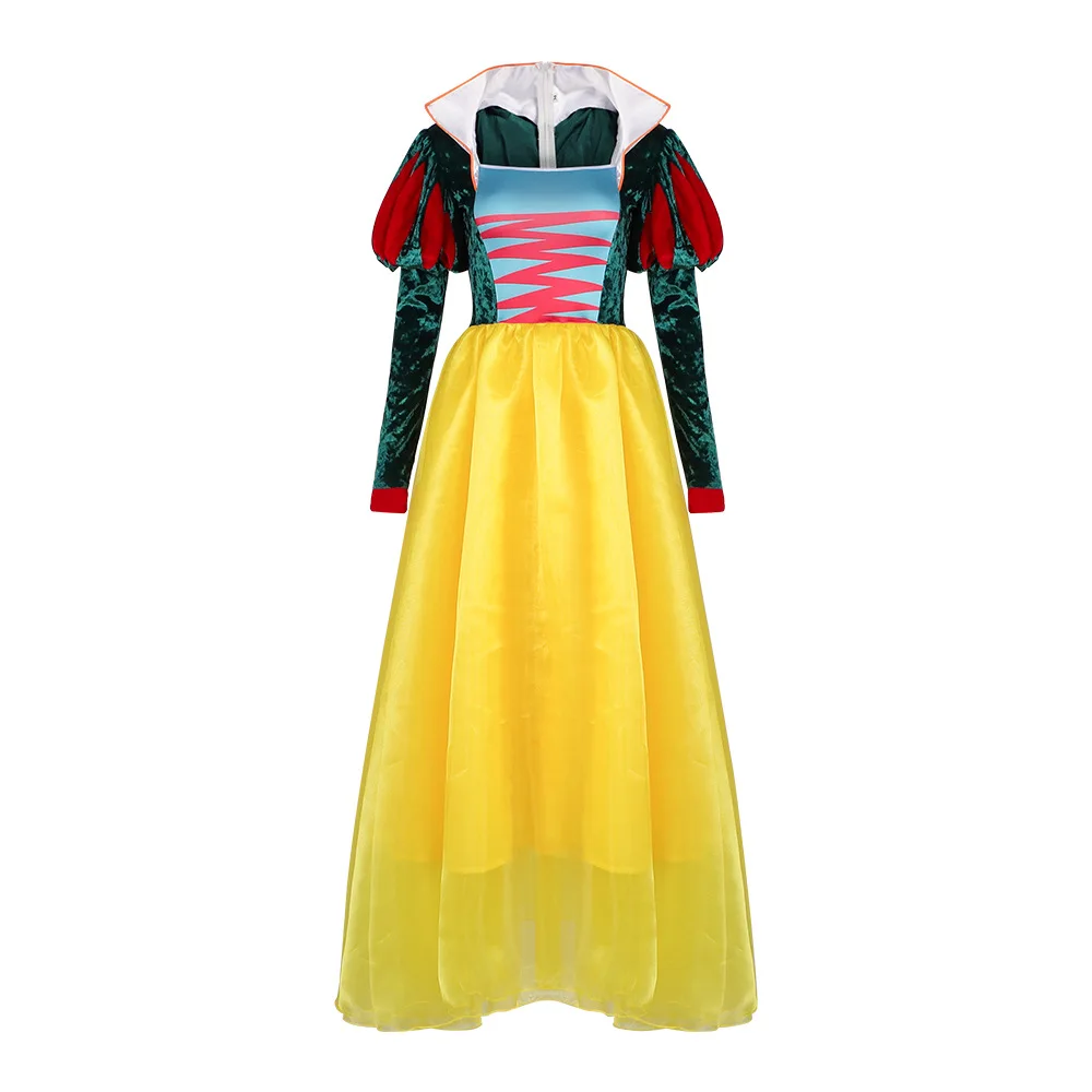 

Movie Princess Snow Dresses Cosplay Costume Full Dresses Halloween Carnival Cosplay The Seven Dwarfs Customized Clothes