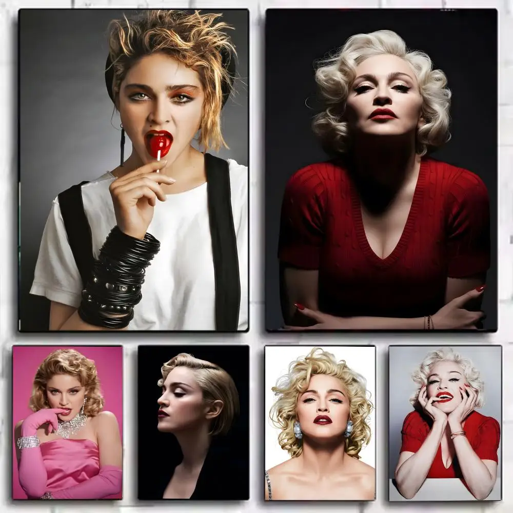 Singer M-Madonna Poster Wall art print art suitable for living room bedroom bar parlor home decoration gift