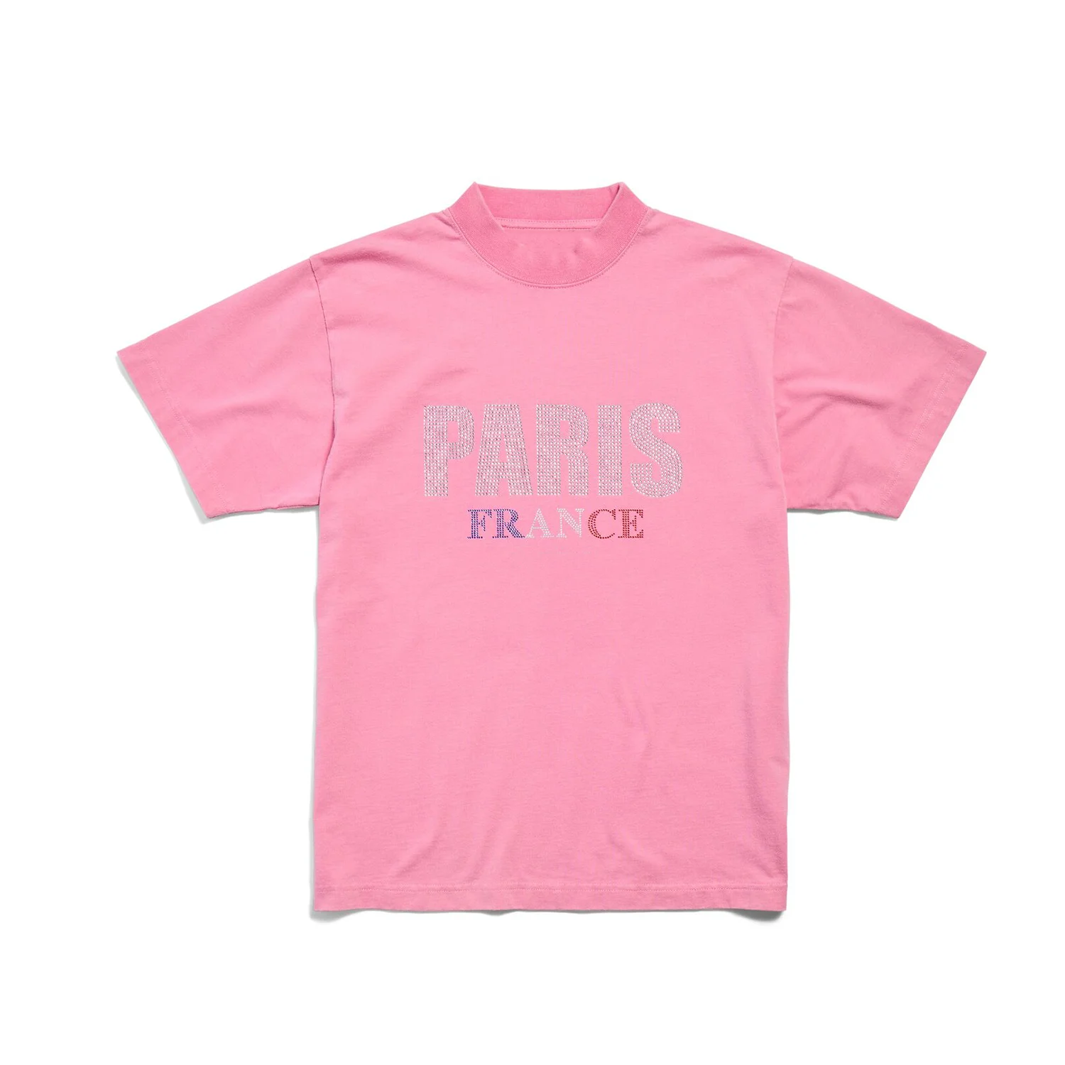 2024 Paris Vogue Slogan Family Wear T-Shirt Fit Oversized In Faded White/Gray/Pink Jersey New Arriavl Summer Outdoor Baby Tee