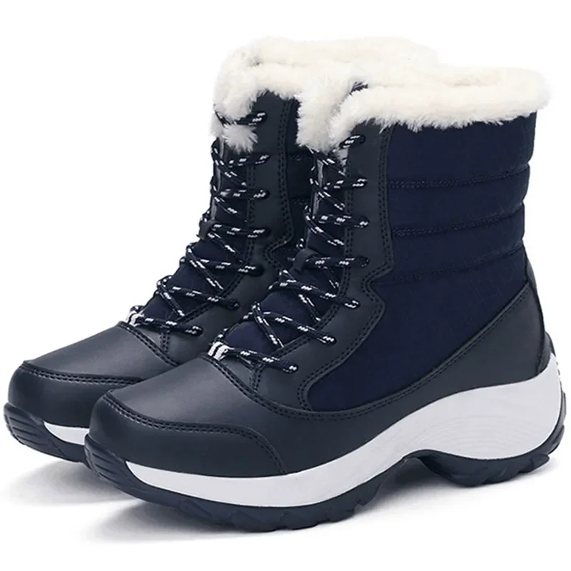 Damen stiefel leichte Stiefeletten Plateaus chuhe für Damen Heels Winter Botas Mujer halten warmen Schnee Winters chuhe weibliche Botines