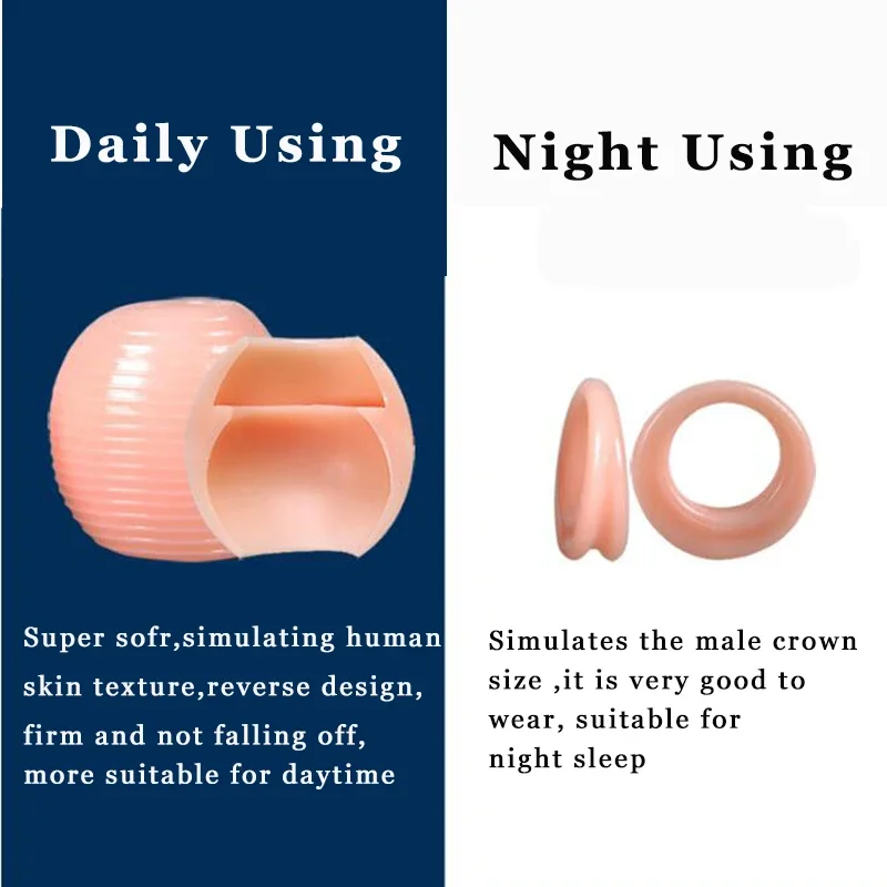 Sex Penis Cock Ring Silicone Sex Product for Men Foreskin Ring Protection Rings Penis Sleeve Delay Lasting Penis Rings Sex Shop