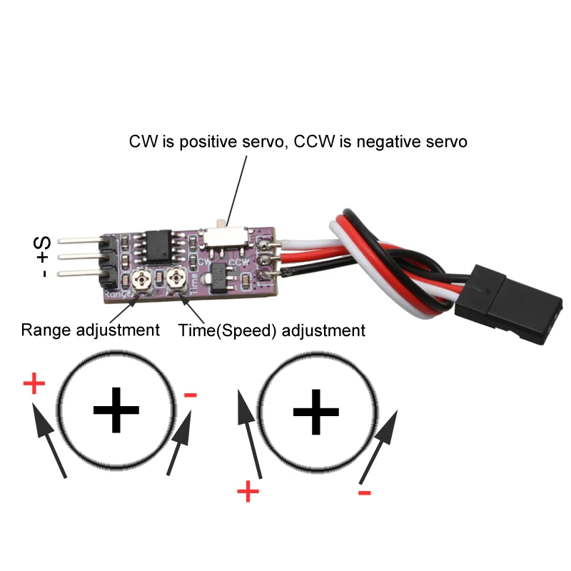 Multifunctional Servo Controller Steering Gear Control Module Converter Input 5-30V Multifunction Signal Control for RC Model