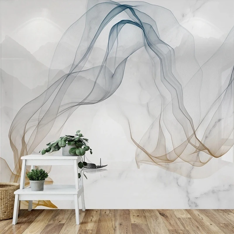 

MU8604 Mordern Wallpaper 3D Stereo Stone Pattern Abstract Geometric Wall Hanging Painting Background