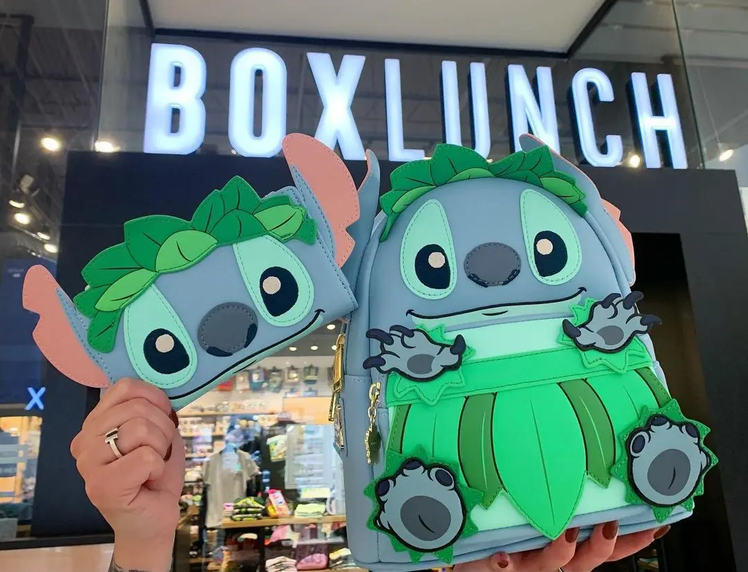 Miniso Disney Lilo En Stitch Rond Steek Portemonnee Rugzak Schooltas Heren En Vrouwen Vrijetijdstas