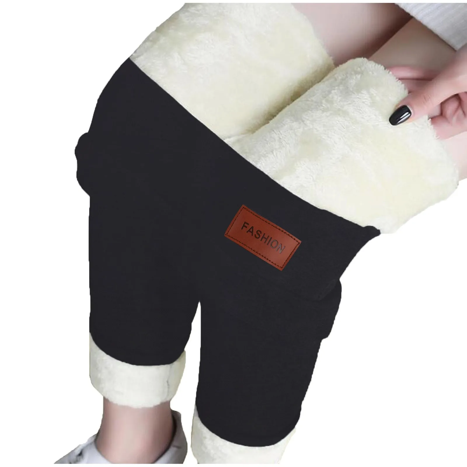 المرأة الشتاء طماق الحرارية المخملية القطن التخسيس الجوارب مع الصوف بانت أسود تمتد رمادي سميكة الدافئة طماق للنساء