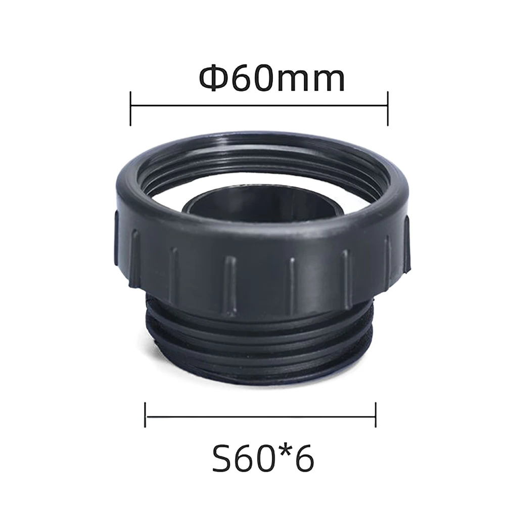 1Pcs IBC Water Tank Adapter For Schutz Valve 62mm Fine Thread To 54mm Coarse Fittings Garden Cap Connector For Ton/IBC Barrels