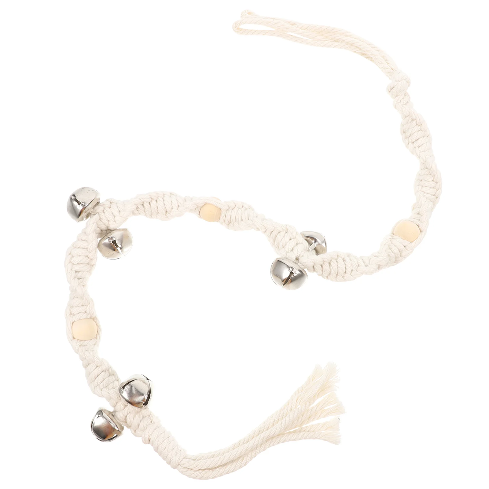 

Elegant Woven Doorbell Decorative Pet Door Bell Delicate Dog Doorbell Wear-Resistant Training Portable Pet Dog Supply