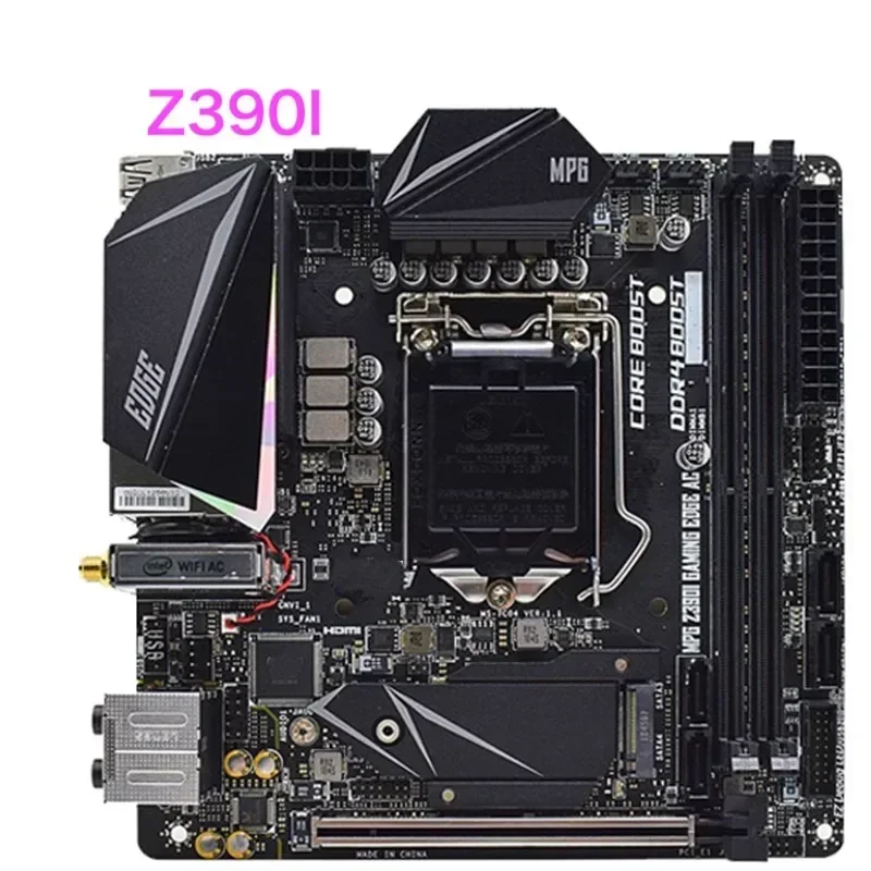 

Suitable For MSI MPG Z390I GAMING EDGE AC Motherboard 32GB LGA 1151 DDR4 HDMI SATA Mainboard 100% Tested OK Fully Work
