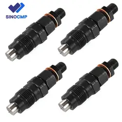 4pcs Fuel Injector Engine 4D56 MD196607 Injection Nozzle for Mitsubishi L400 L200 L300 fit Bosch Denso 9430610179 105148-1311