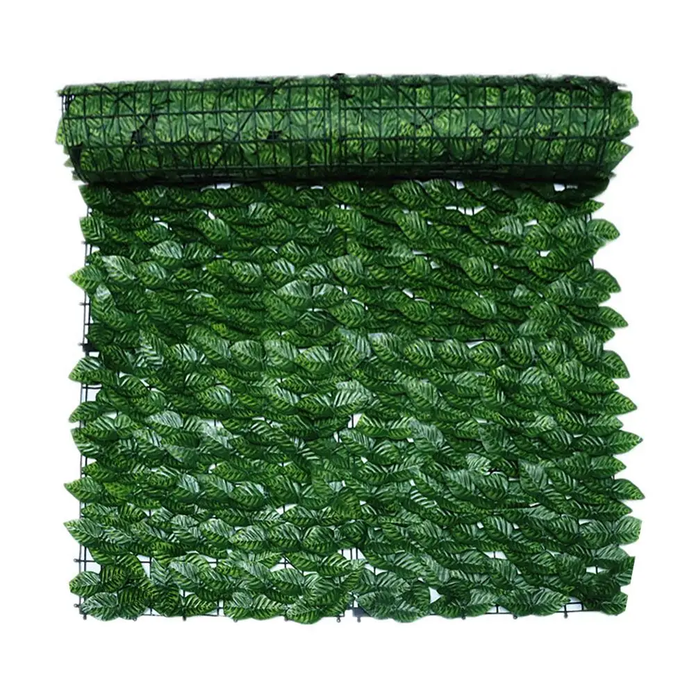 

1 Roll Artificial Hedge Plant Fence Green Leaf Wall Decoration For Garden Wedding Party Decoration