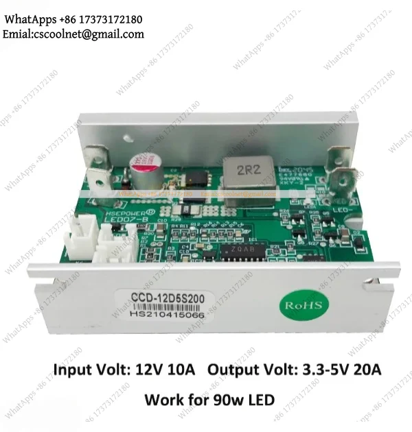 k3 3.3V-5V 20A Constant Current LED Driver Board 90W Dimming Adjustable for Stage Moving Head Light