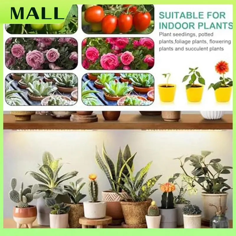 MALL LED Grow Light Full Spectrum Grow Light Indoor Shelf Light LED Fill Light US Plug