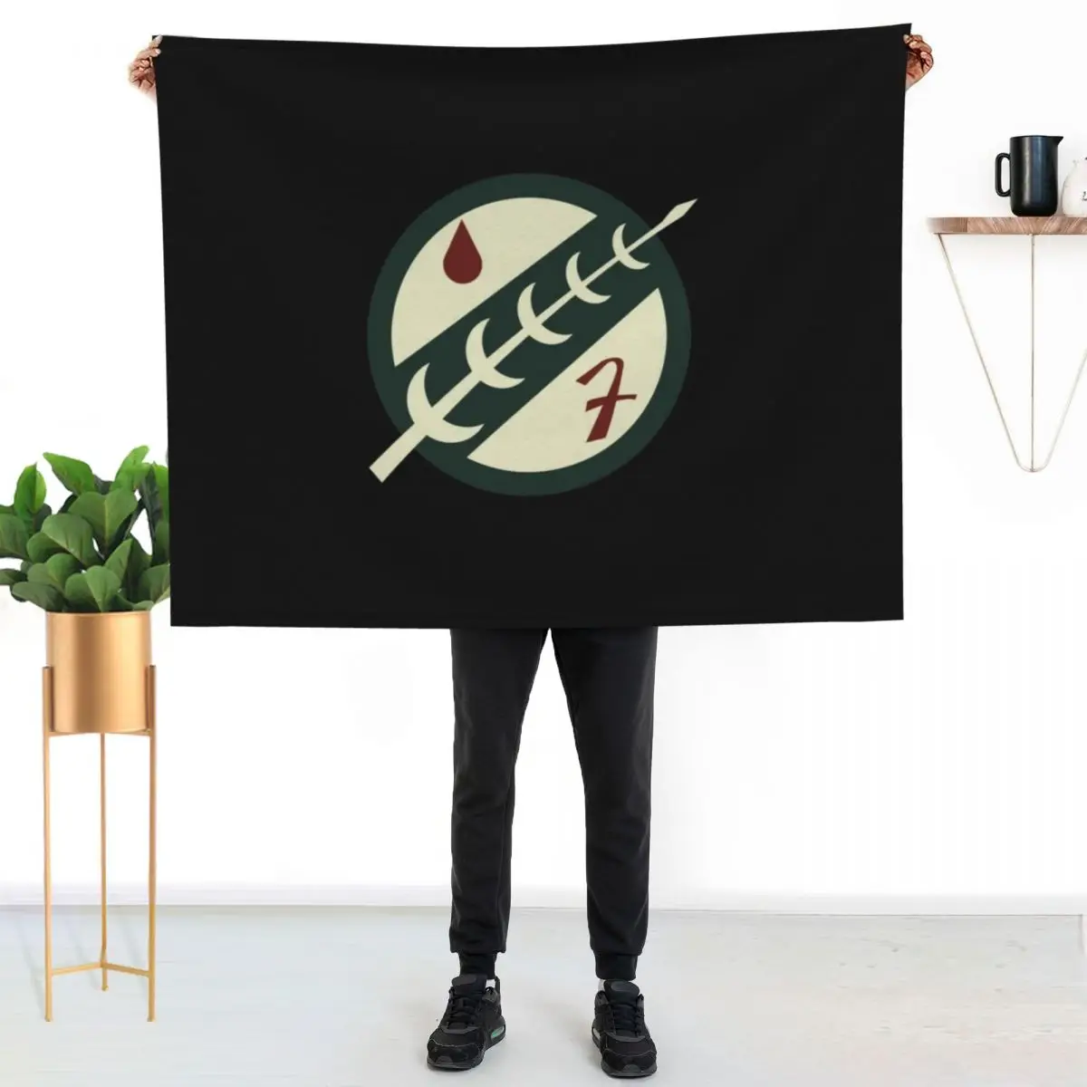

Boba-Emblem-1 Throw Blanket Warm Throw Blanket Gift for Anniversary
