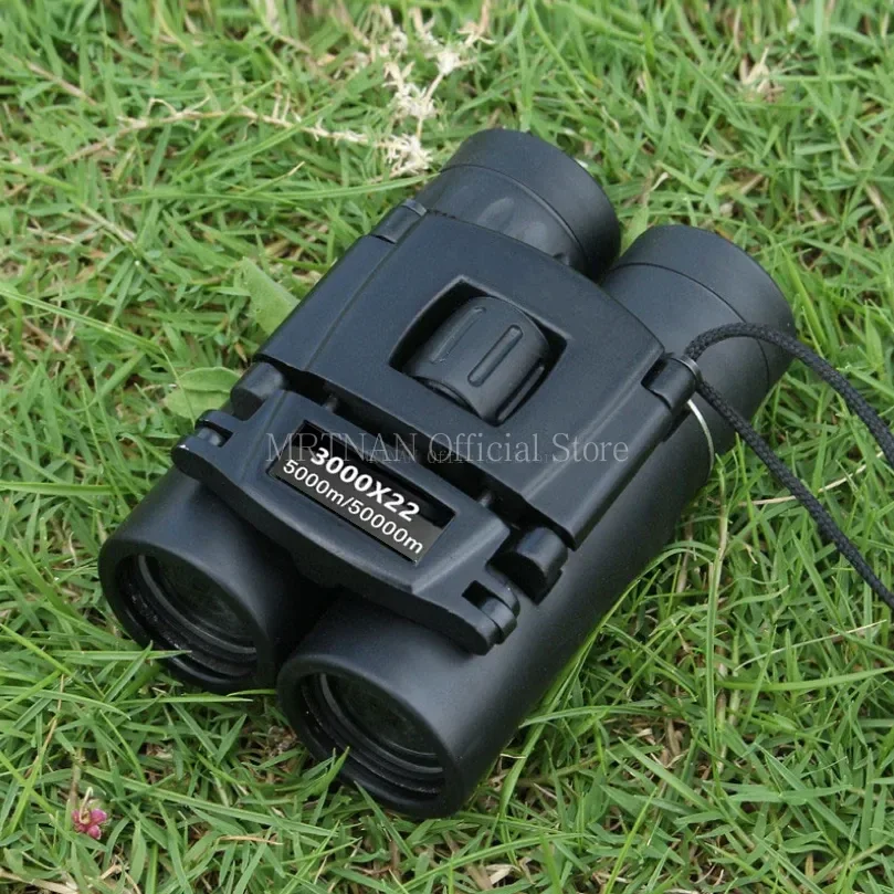 3000x22 Powerful Binoculars 50000M Long Range Folding Mini Telescope BAK4 FMC Optics For Hunting Sports Outdoor Camping Travel