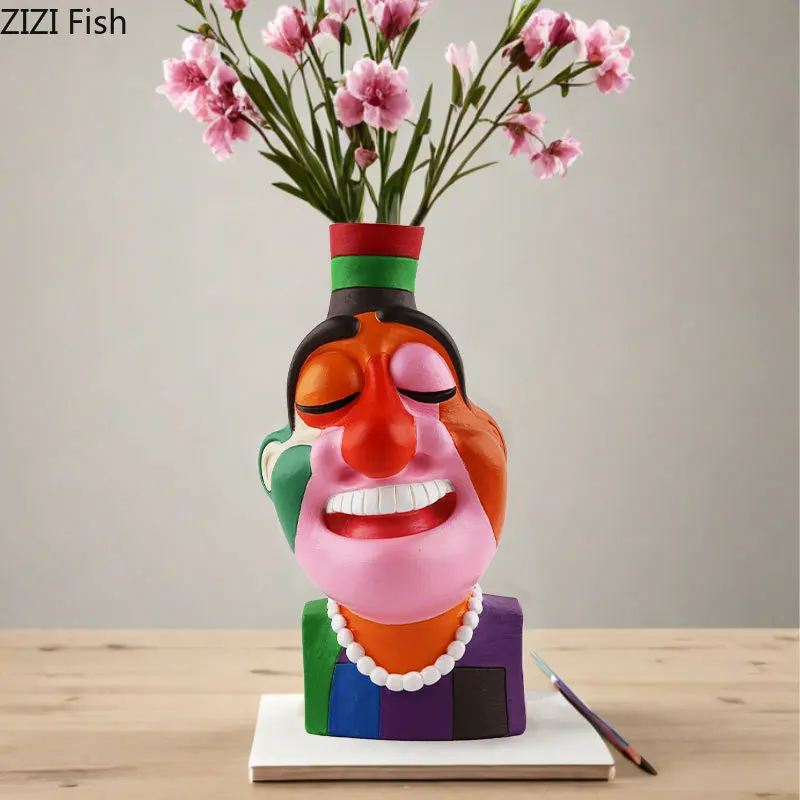 Smile Face Vase Abs…