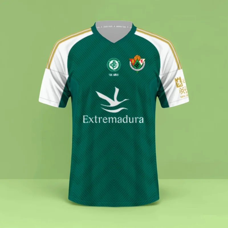 CP Cacereño-Camiseta deportiva informal para hombre, mujer y niño, ropa transpirable de secado rápido que absorbe el sudor, Jersey de entrenamiento de fútbol elástico