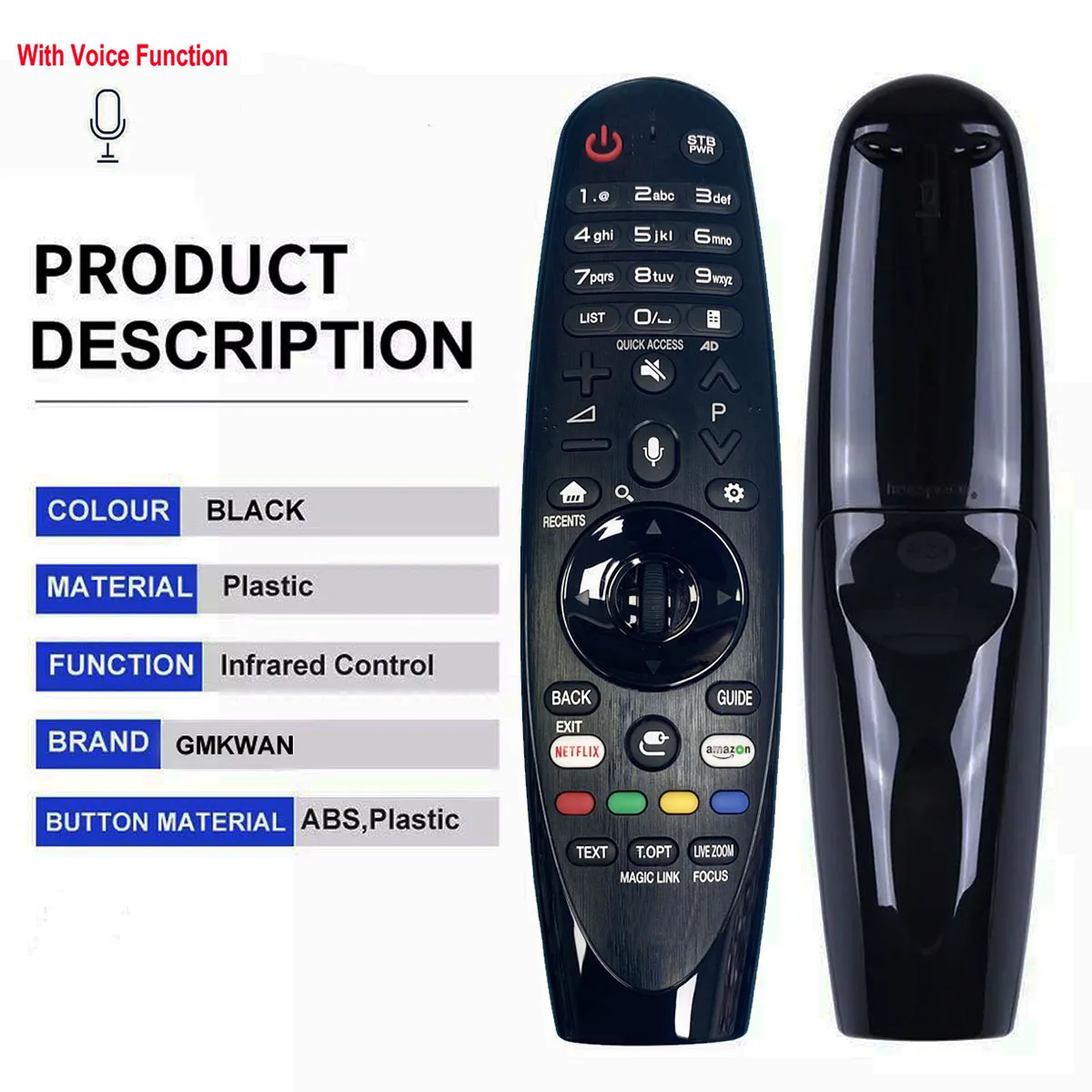 New TV Remote Control AN-MR650A for L Magic Smart LED TV 49UJ6500 60SJ8000 OLED55B7A With Voice and Flying Mouse Function