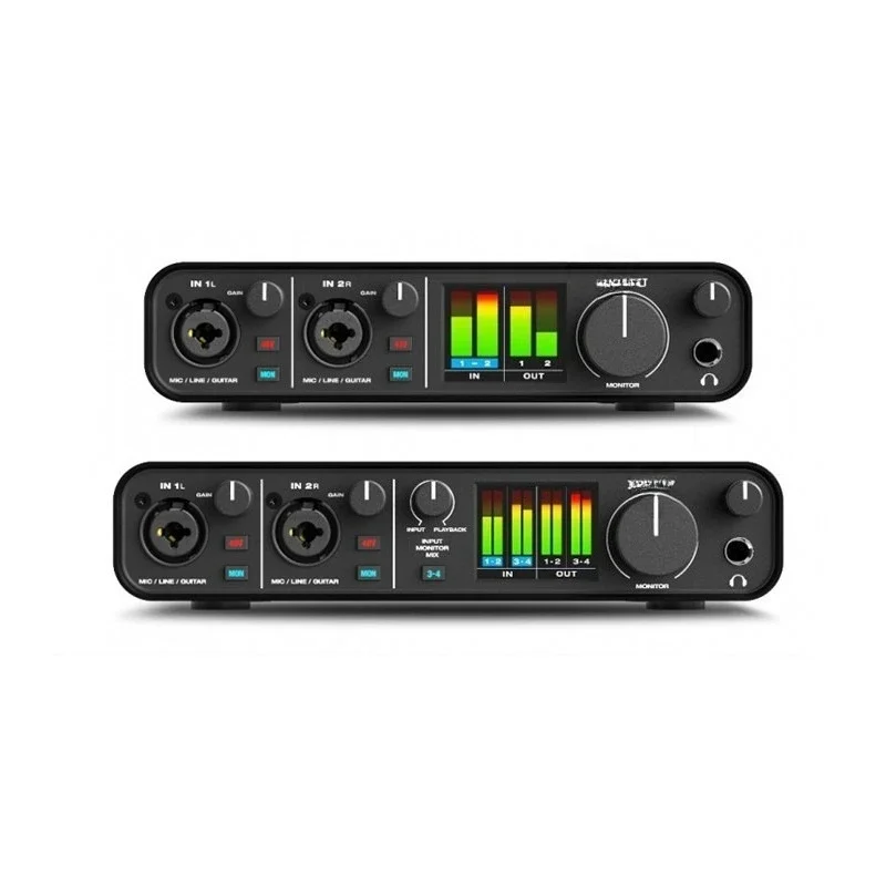 Professional external recording arrangement mixing audio interface USB sound card audiobook recording