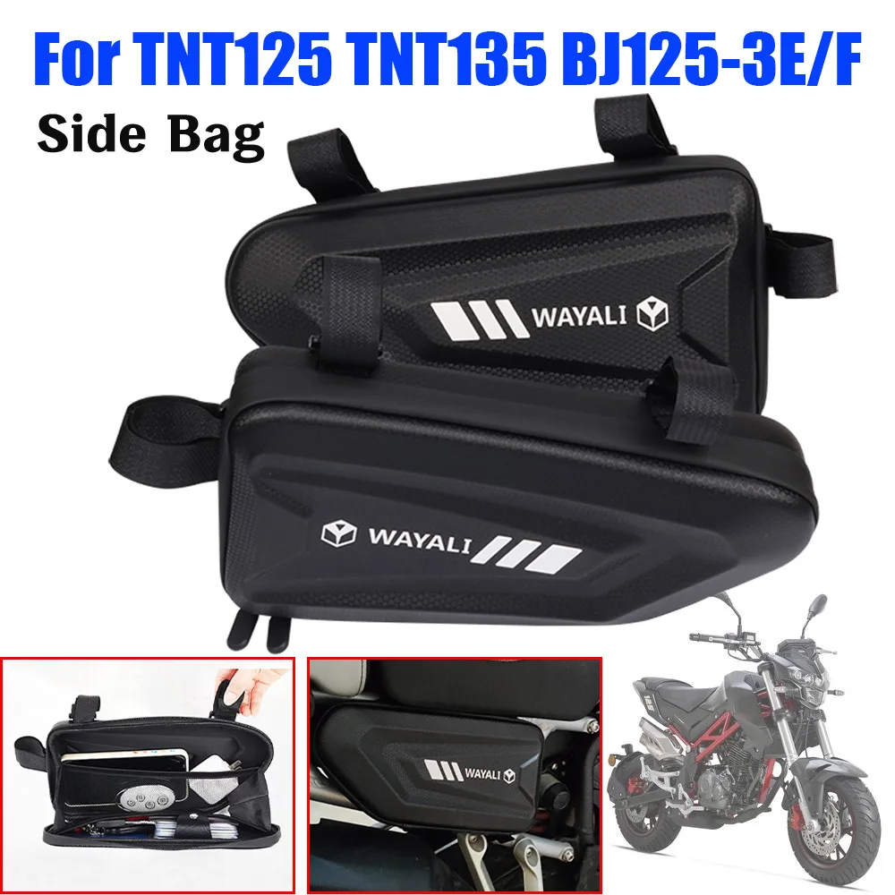 Motorcycle Accessories Side Bag Fairing Tool Bag Storage Frame  Bags For Benelli BJ125-3E TNT125 TNT135 TNT 125 135 BJ125-3F