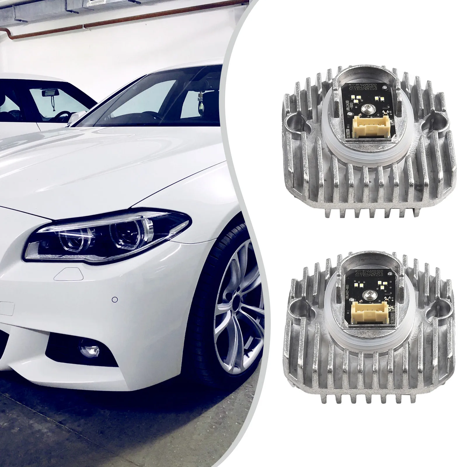 

Пара для BMW 5 серии G30 G31 F90 M5 G38 G32 светодиодный для управления модулем фар DRL с номером детали OEM 63117214940
